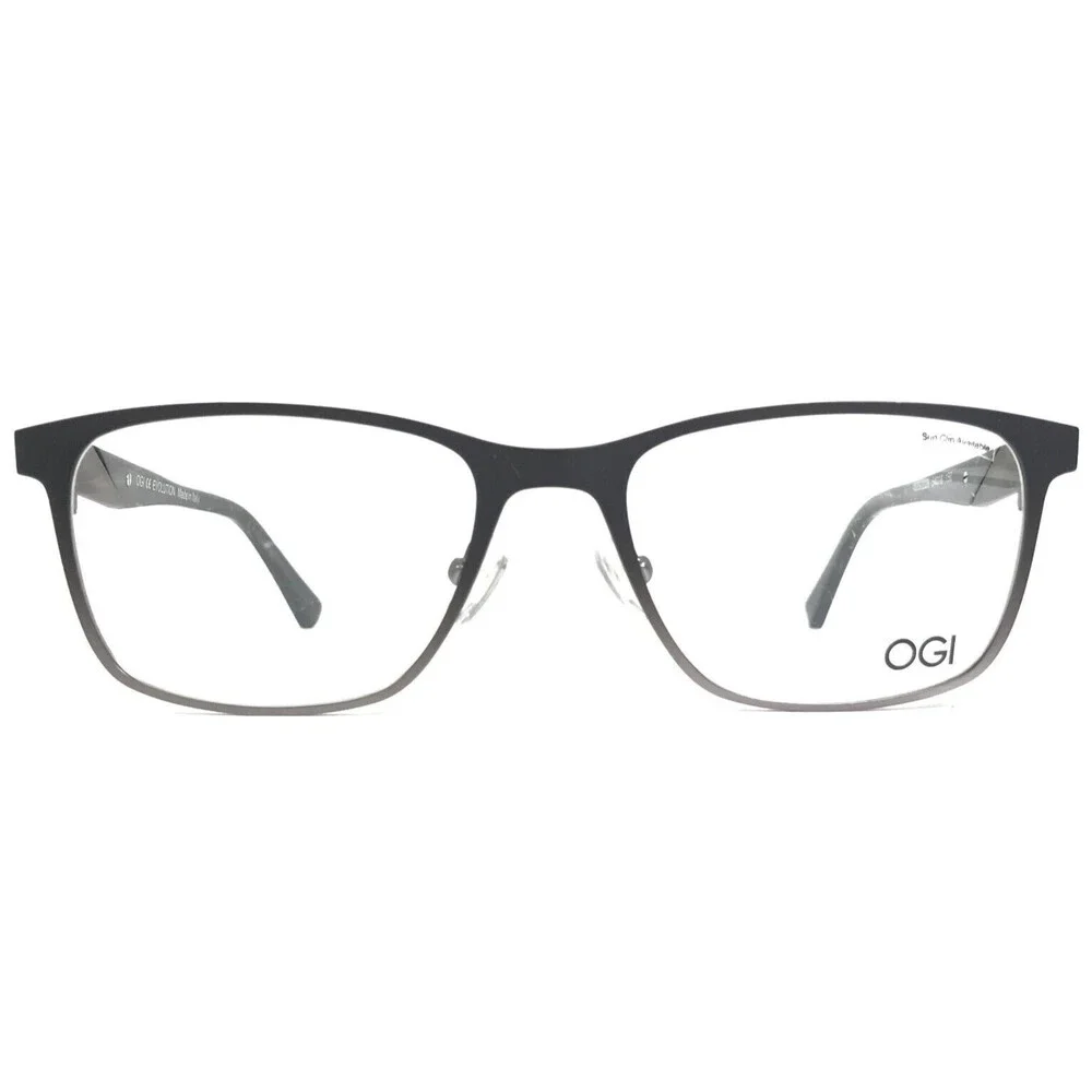 OGI Eyeglasses Frames EVOLUTION 4325/2226 Black Gray Square Full Rim 54-18-150